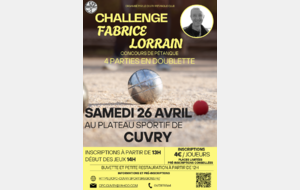 Challenge Fabrice Lorrain