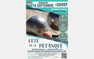Fête de la Pétanque 2025