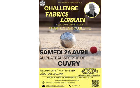Challenge Fabrice Lorrain